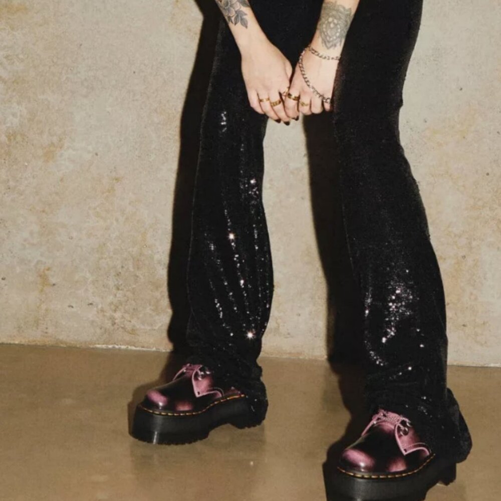JADON MAX DISTRESSED LEATHER PLATFORMS IN FONDANT PINK MSRP$300 Vibrant& Unique - Picture 10 of 16